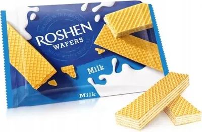 Zdjęcie produktu dla Roshen Wafers Wafle Z Nadzieniem Mlecznym 72 G