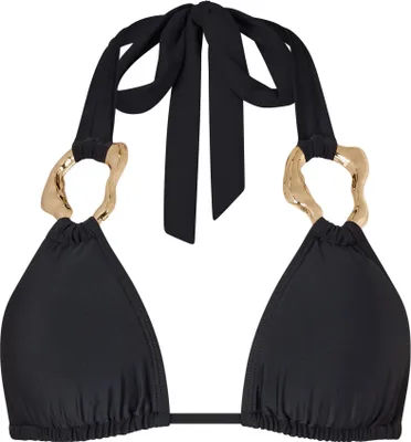 Produktbild von Moda Minx Bikinioberteil Irregular Hoop mit edlen Schmuckelementen Black M