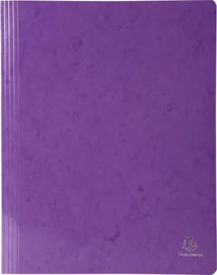 Image de Exacompta Chemise à rabats carton Manila 355g/m² Iderama A4 Violet