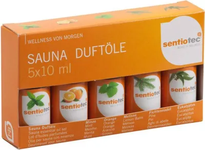 Produktbild von Sentiotec Saunazubehör Set 11-teilig, hochwertig