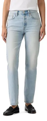 Immagine prodotto di Jeans da donna Levi's modello 501, taglia 26W / 32L, con segni di usura