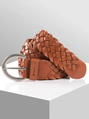 Immagine prodotto di Fibbia in vera pelle Tom Tailor, modello TTLISA, color marrone chiaro, per cinture