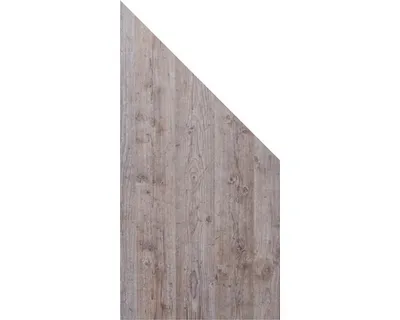 Produktbild von Abschlusselement GroJa Belfort ohne Pfosten 90 x 180/90 cm Holzoptik