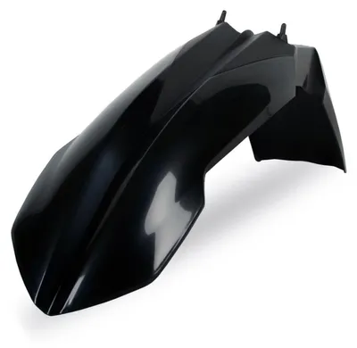 Imagen del producto de Guardabarros delantero POLISPORT, color negro, compatible con KTM