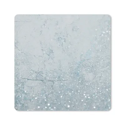 Produktbild von MuchoWow® Mauspad Mousepad Marmor - Blau - Glitter 30x30 cm - Mousepads - Maus Mat - Pad - Mausunterlage - Gaming