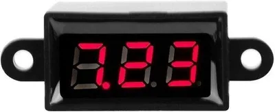 Produktbild von Famanu Digitales Voltmeter Amperemeter 3-30V LED Display - Rot