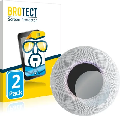 Produktbild von 2x Für Apple HomePod mini Schutzfolie BROTECT Displayschutz Display Schutz Folie Klar Transparent