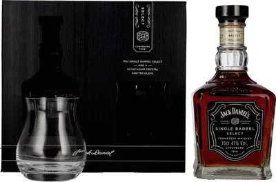 Produktbild von Jack Daniel's Select Single Barrel Tennessee Whiskey 47% Vol. 0,7l in Geschenkbox mit Snifter Glas