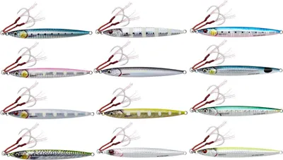 Produktbild von Savage Gear Salt 3D Slim Jig Minnow - Pilker, Farbe:Zebra Glow PHP, Länge / Gewicht:17cm / 150g