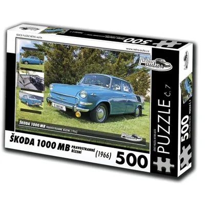 Obrázok produktu pre RETRO-AUTA Puzzle č. 7 Škoda 1000 MB (1966) 500 dielikov