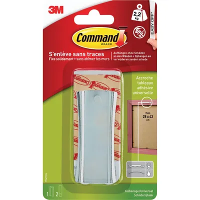 Immagine prodotto di Command 17047-1-FGN Chiodo adesivo universale 3M Command, misura: L, argento