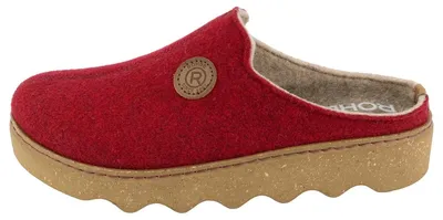 Produktbild von Rohde Foggia-D Clogs Modernes Design für stilbewusste Damen, Rutschfeste Sohle für sicheres Gehen, Herausnehmbare Einlegesohle für Atmungsaktivität dunkelrot-meliert 42 EU