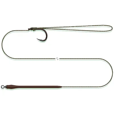 Produktbild von Madcat Standard Pellet Rig - Wallervorfach, Größe:2/0, Länge/Durchmesser/Tragkraft:60cm / 0.80mm / 66kg