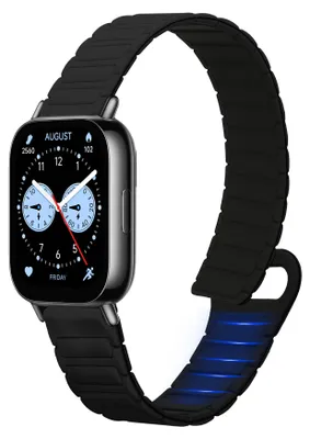 Produktbild von kwmobile Ersatzarmband kompatibel mit Huawei Redmi Watch 5 Active / Watch 5 Lite Armband - Fitnesstracker Silikon Band mit Magnetverschluss