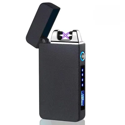 Productafbeelding van THAR plasmabril – USB-oplaadbaar – matzwart