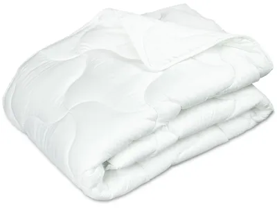 Produktbild von Bettdecke Polyester, atmungsaktive Füllung 135x200 cm mit 900 g Füllung, weiß