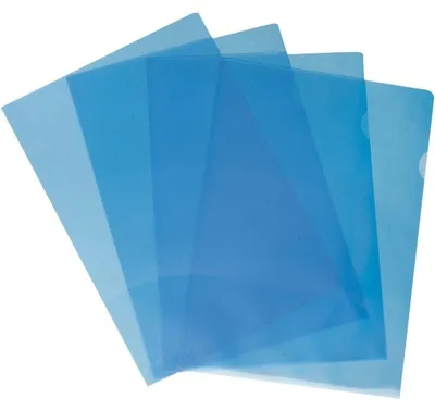 Produktbild von Soennecken Sichthülle 1514 DIN A4 PP blau 100 St./Pack.