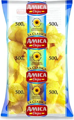Produktbild von Amica Chips Patatine salate 'Kartoffelchips gesalzen', 500 g