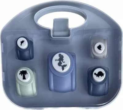 Imagen del producto de Handmade LULUBUG 25201 Handmade LULUBUG 5er Koffer Motivlocher unter Wasser Lebewesen