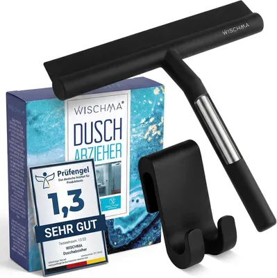 Produktbild von WISCHMA Duschabzieher Silikon – Halterung ohne Bohren