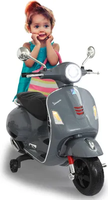 Produktbild von Jamara Ride-on Kinder Elektro Roller Vespa grau