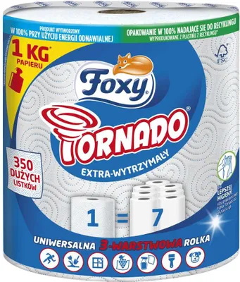 Zdjęcie produktu dla Ręcznik Papierowy FOXY TORNADO - 1 szt.