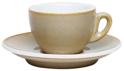 Produktbild von Cilio Espressotasse mit Untertasse Roma | Auswahl Sand : Sand Farbe: Sand