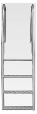 Produktbild von Aluminium Steg-/Poolleiter 4-stufig 167 cm für Schwimmbecken