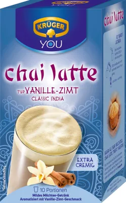 Produktbild von Krüger You Chai Latte Typ Vanille-Zimt Classic India extra cremig | 10 Portionen