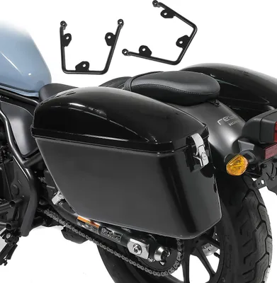 Produktbild von Set 2x Seitenkoffern mit Halter für Honda Rebel 1100 CMX 21-25 Dallas