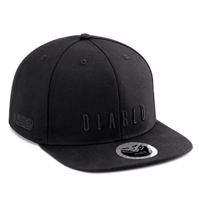 Zdjęcie produktu dla DIABLO Czapka z Daszkiem Snapback z Logo Diablo Chairs Regulowana Haft | Czarna
