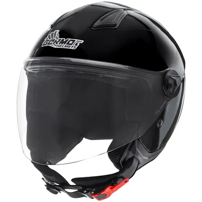 Obrázok produktu pre Motocyklová prilba Germot GM 196 Jet Helmet Black-XS