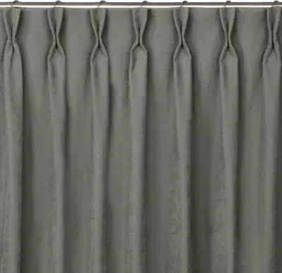 Zdjęcie produktu dla Zasłona MILANA szenilowa na flexach 560x225 szara wzór 1 Homede