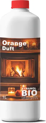 Obrázok produktu pre 1 liter bioetanolu ORANGENDUFT Premium 100% prealkohol do krbu 1L