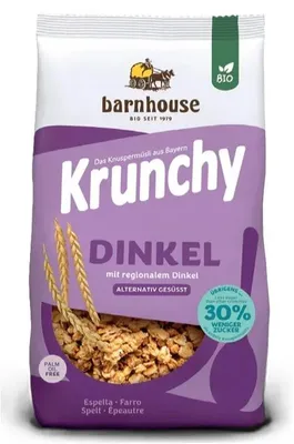 Productafbeelding van Barnhouse Krunchy Spelt Muesli (600 gr)