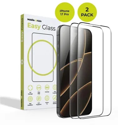 Image de Protection d'écran Easyglass pour iPhone 17 Pro, lot de 2