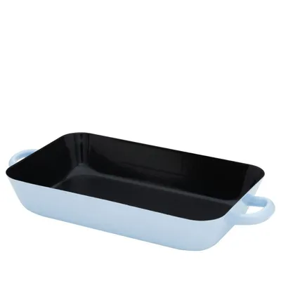 Immagine prodotto di Riess padella 33x20cm smalto da forno blu