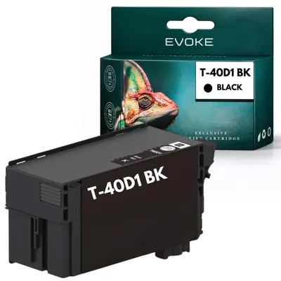 Immagine prodotto di Cartucce compatibili con la stampante Epson T40D1 C13T40D140, colore nero, capacità 90 ml, compatibili con i modelli SureColor SC-T2100, T3100, T3100M, T3100N e T5100