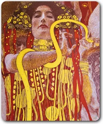 Produktbild von Gustav Klimt Mauspad - Hygieia, Detail Aus Der Medizin, 1900-1907 (23 x 19 cm)