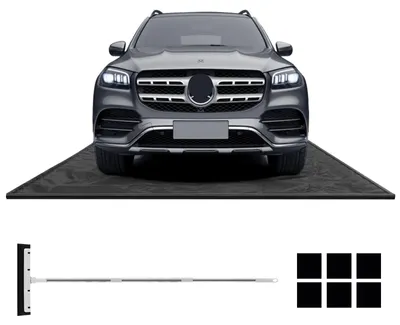 Produktbild von COSTWAY Antirutschmatten 670x275cm, Garage Bodenmatte mit doppelseitigem Klebeband Ölmatte Auto Ölauffangmatte rutschfest wasserdicht wiederverwendbar