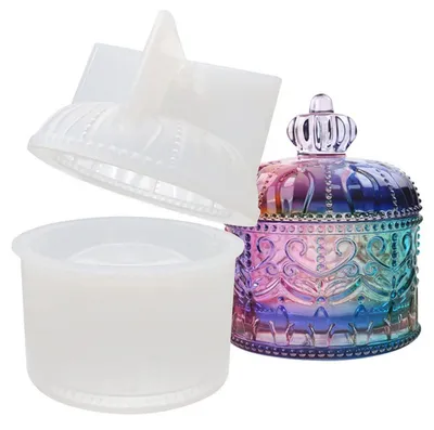 Produktbild von Silikonform Epoxidharz Schmuck Aufbewahrungsbox Gießform DIY Basteln