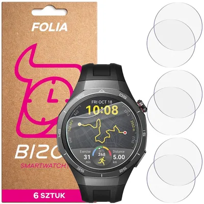 Produktbild von 6x Schutzfolie für den Bildschirm für Huawei Watch GT 5 Pro 46 mm, Bizon Watch HydroFlex