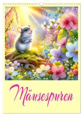 Produktbild von Mäusespuren (Wandkalender 2027 DIN A3 hoch), CALVENDO Monatskalender