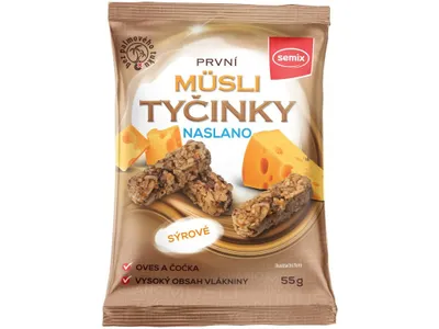 Obrázek produktu pro Müsli tyčinky naslano sýrové 55g , Semix 55 g SEMIX