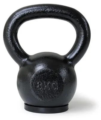 Immagine prodotto di Manubrio kettlebell in ghisa da 8 kg, ideale per fitness e crossfit