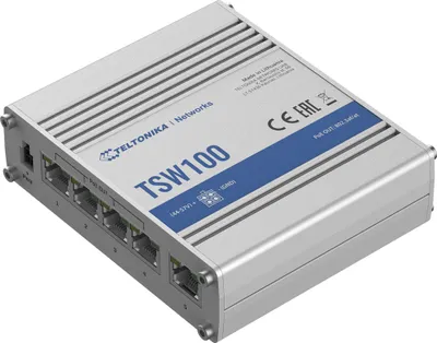 Zdjęcie produktu dla Teltonika TSW100, Gigabit Ethernet (10/100/1000), Obsługa PoE
