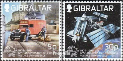 Produktbild von Briefmarken Gibraltar 1999 Mi 886-887 (kompl.Ausg.) postfrisch UPU