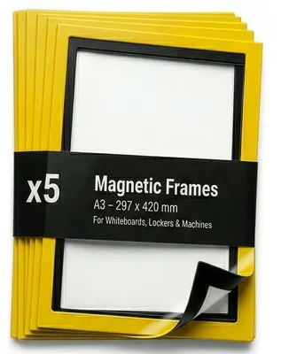 Magnetrahmen A3 – wiederverwendbar für Fotos & Notizen