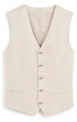 Produktbild von Celio Bugihot2 M Herren Anzugweste aus 100% Leinen in Beige
