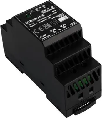 Produktbild von GLP 12V/2A/24W DIN-Schienen-Netzteil, Plastikgeh.